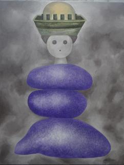 'Queen'. Size: 90 x 70 cm. Acrylic. Adelaide de Freitas©